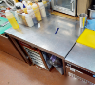 1 x Stainless Steel Medium Sized Prep Bench