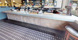 Short Notice Sale of an American Diner Restaurant Closure - Features Bar, Seating Benches, Tables, Booths, Bases, Commercial Kitchen Equipment