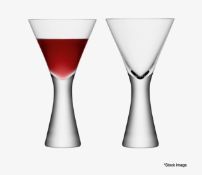 1 x LSA INTERNATIONAL 2 x Moya Wine Glasses - New/Boxed - Original RRP £59.99