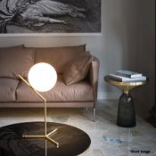 1 x FLOS Ic Lights T1 High Brushed Brass Table Lamp - Shade Only