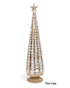 1 x GISELA GRAHAM Embellished Christmas Tree Ornament - 62Cm Tall - New/Boxed - RRP £79.99 - Ref: