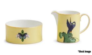 1 x WEDGWOOD Wonderlust Waterlily Fine Bone China Sugar & Creamer Set - New/Boxed - RRP £80 -