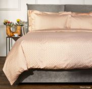 1 x HARRODS OF LONDON Vendome Egyptian Cotton Satin Super King Duvet Cover Set 260x220 - RRP £499.00