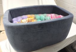 1 x MEOWBABY Ball Pit in Grey With Balls - Original RRP £109.00 - Ref: 6761735/HAP147 - CL987 -