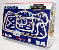 1 x LE TOY VAN 'Royal Express' 180-Piece Wooden Toy Train Set  - Original Price £299.95 - Boxed