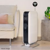 1 x MILL HEAT White 1500W Wi-Fi Oil-Filled Auto Radiator - Boxed Stock *NO RESERVE*