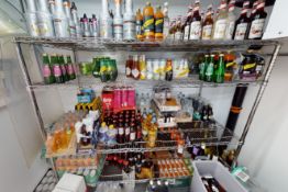 1 x Four Tier Wire Shelf Unit