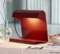 1 x VITRA 'Lampe De Bureau' Designer Table Desk Lamp in Japanese Red - Unused Boxed Stock