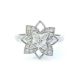 RRP-£4250.00 18K WHITE GOLD DIAMOND RING,SET WITH MARQUISE AND ROUND BRILLIANT CUT DIAMONDS, TOTAL D - Image 1 of 4