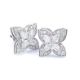 RRP-£4950.00 18K WHITE GOLD DIAMOND EARRINGS, EARRINGS SET WITH MARQUISE AND ROUND BRILLIANT CUT STO - Image 1 of 4