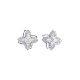 RRP-£4950.00 18K WHITE GOLD DIAMOND EARRINGS, EARRINGS SET WITH MARQUISE AND ROUND BRILLIANT CUT STO - Image 2 of 4