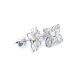 RRP-£4950.00 18K WHITE GOLD DIAMOND EARRINGS, EARRINGS SET WITH MARQUISE AND ROUND BRILLIANT CUT STO - Image 3 of 4