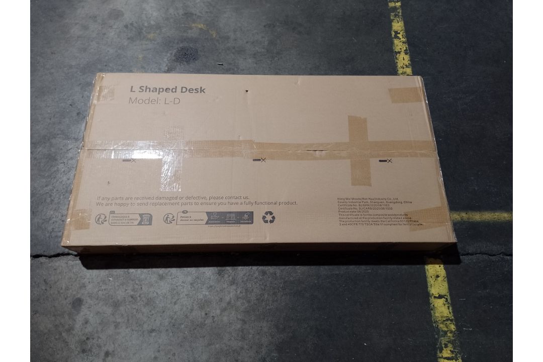 RRP £90.44 Cubiker Modern L-Shaped Computer Office Desk - Image 2 of 2
