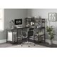RRP £160.79 CubiCubi L Shaped Desk with Hutch - Image 1 of 2