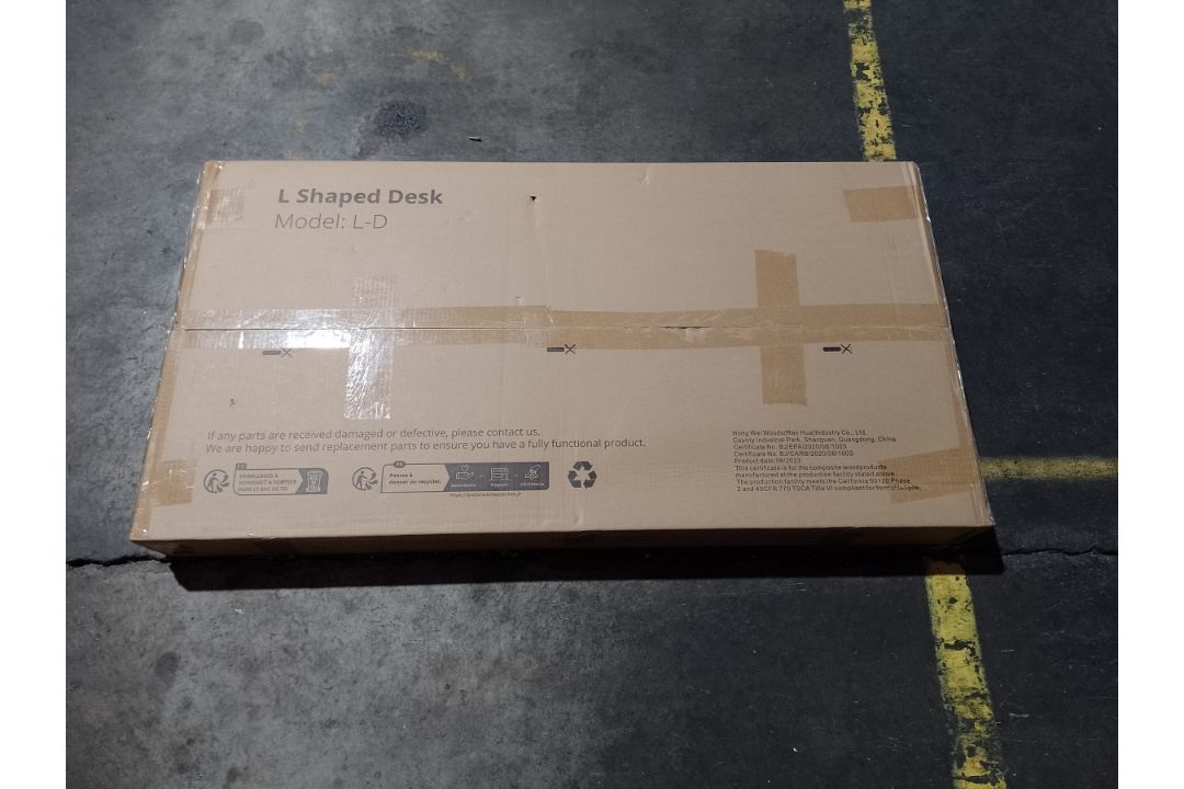 RRP £90.44 Cubiker Modern L-Shaped Computer Office Desk - Image 2 of 2