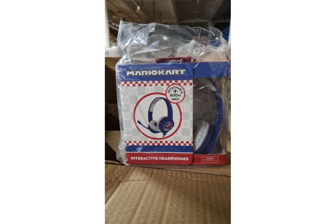 10 x Mario Headphones w/Detachable Boom Mic