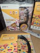 50 x Groove Emoji Headphones | Total RRP £450