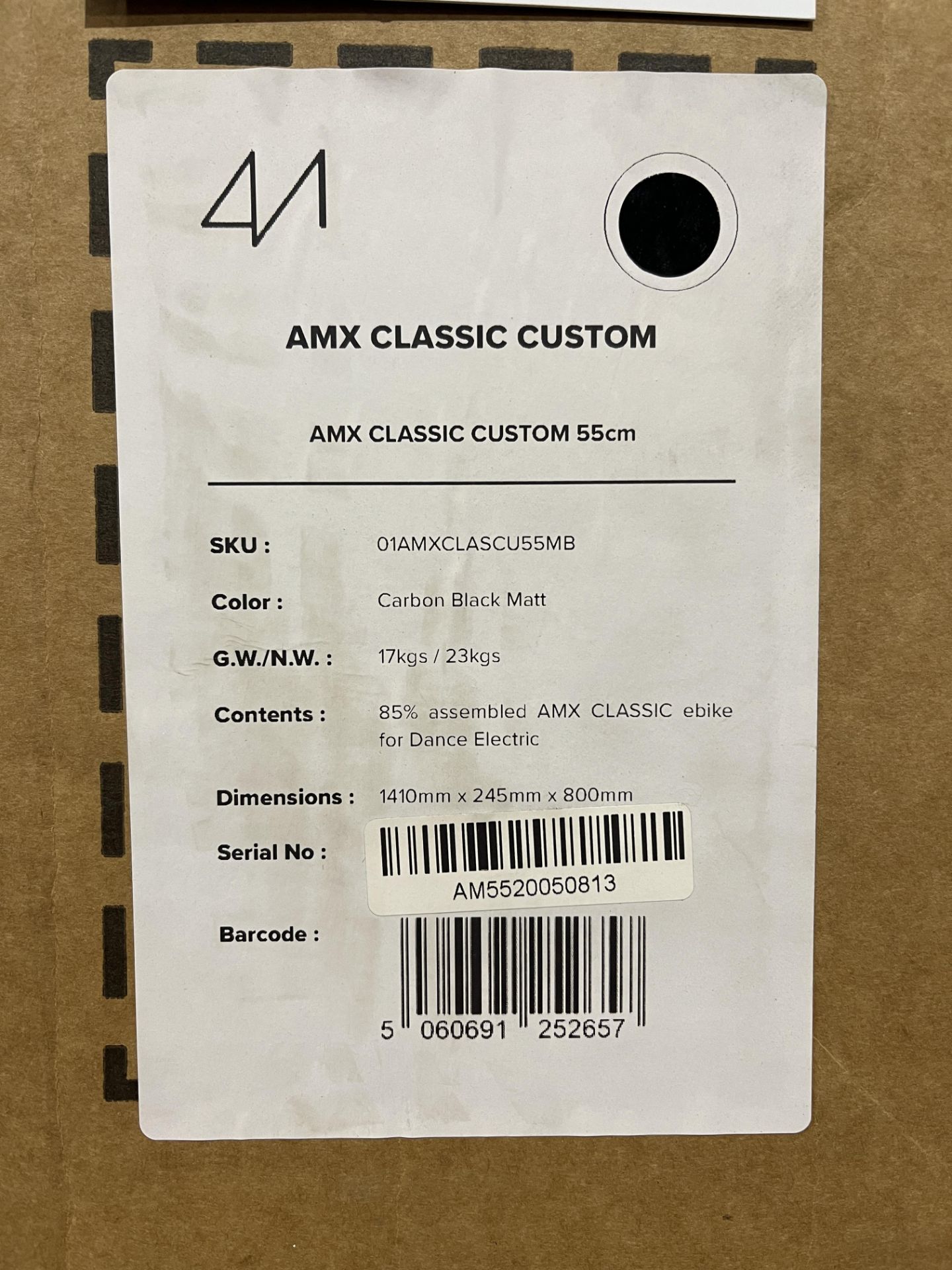 Analog Motion AMX Classic Custom E Bike 55cm - Image 3 of 3