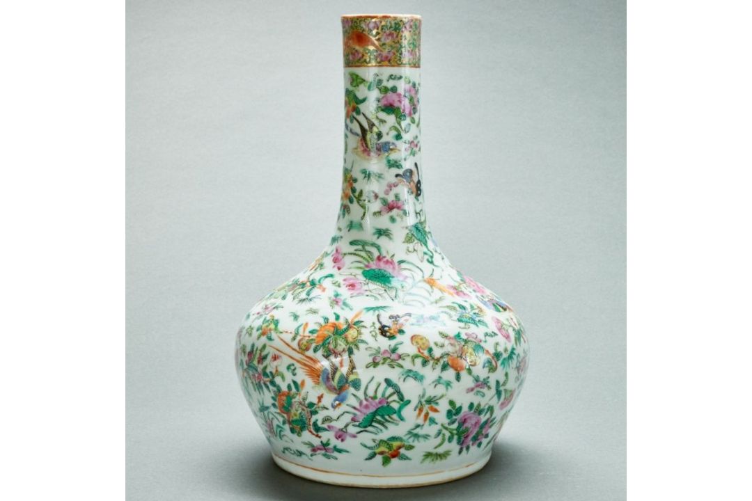 Flaschenvase, China, Qing-Dynastie, um 1900
