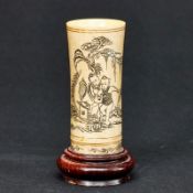 Pinsel- / Federhalter, wohl China o. Japan