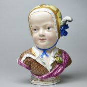 Kinderbüste Louis-Joseph-Xavier de Bourbon. Meissen 1850-1924.
