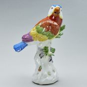 Papagei. Meissen 1992.