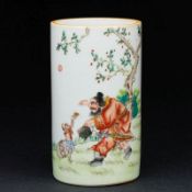 Kleiner Pinselbecher, China, Anfang 20. Jahrhundert