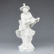 Malabar mit Mandoline. Meissen 1986.