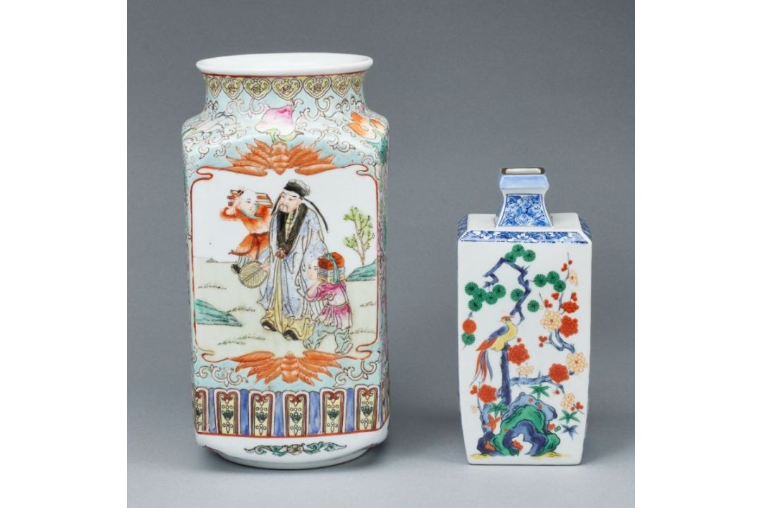 Zwei Chinesische Vasen - Bild 1 aus 4