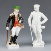 2 Figuren: Preussischer Bergmann und Hannoverscher Bergmann. KPM Berlin 1962-1992.