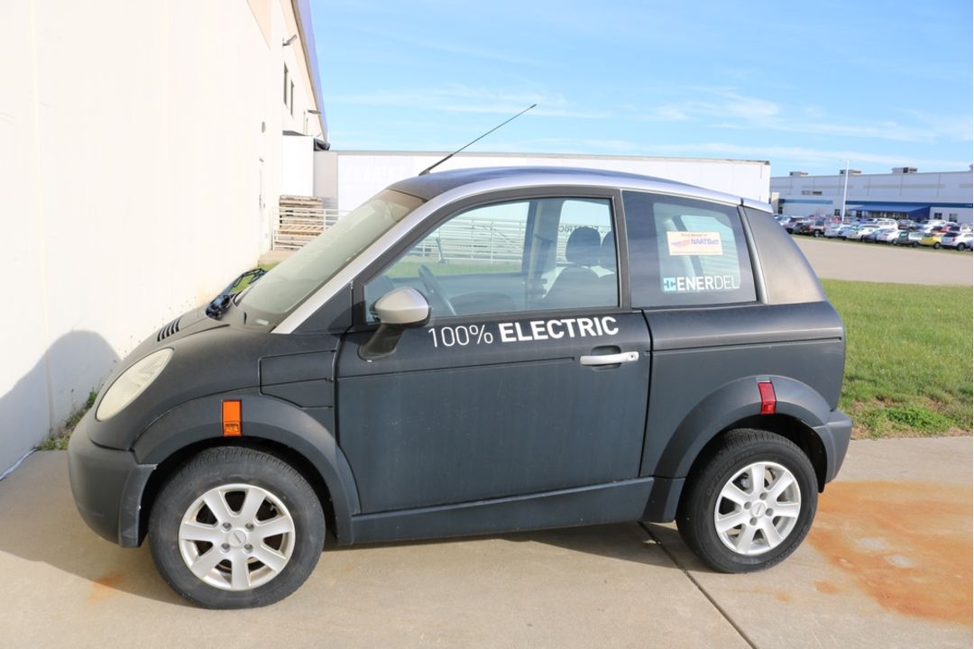 Black Electric Think EV Car With Wall Charger (Unknown Condition) - Image 1 of 15