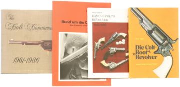 Konvolut, vier Bücher über Colt