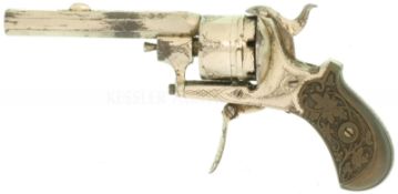 Stiftfeuerrevolver, belgisch, gemarkt 