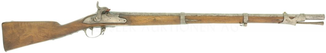 Perkussionsgewehr, französisch, Grenadier oder Gendarmerie, Kal. 17mm