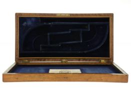 Holzkassette für zwei Perkussionspistolen, Johann Müller, Bern