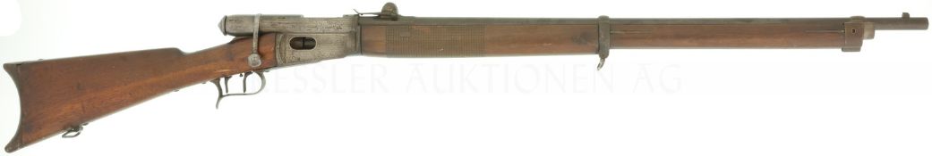 Repetiergewehr, Vetterli Stutzer 1871, MW (Montierwerkstätte Bern), Kal. 10.4mmVetterli