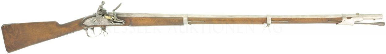 Steinschlossgewehr, franz. Mle 1777, Kal. 17.6mm