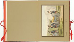 Gravure Militaires, A. von Escher, Atillerie Band 1-3