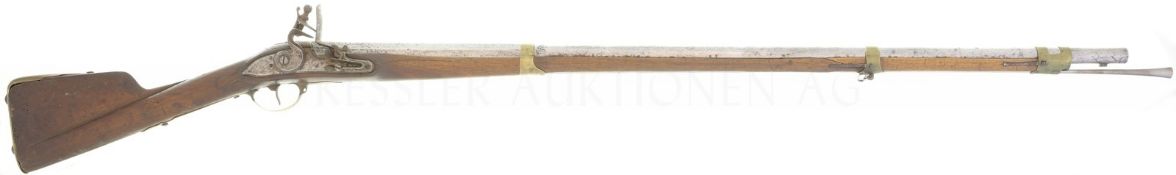 Steinschlossgewehr, Infanterie um 1700, Bilger Melchior, Zug, Kal. 18mm