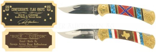 Kovolut von 2 Klappmessern Buck-Custom