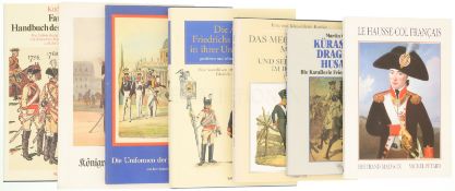 Konvolut aus sieben Büchern