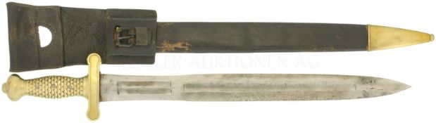 Faschinenmesser, Kantonale Ordonnanz Aargau oder Basel, Mod. 1840