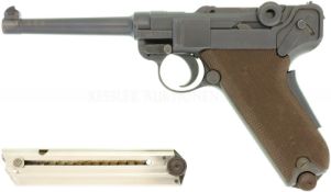 Pistole, W+F Bern, Parabellum, Mod. 1906/29, Kal. 7.65mmP