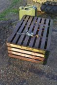 Wooden pigeon crate, width 88cm