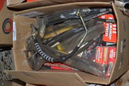Mixed lot to include brake hoses together with various other spares