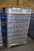 One pallet of bottled water containing approx 2300 500ml bottles with an expiry date of 26.10.23