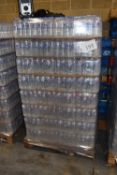 One pallet of bottled water containing approx 2300 500ml bottles with an expiry date of 26.10.23