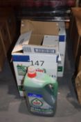Three 5 litre bottles of Fairy Washing Up Liquid