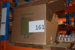 Two boxes of flat handle paper bags, size 260 x 140 x 290 mm, approx 250 per box