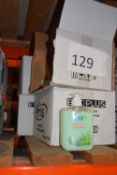 Three boxes of Anti-Bacterial Hand Wash, each box containing 12 500ml bottles together with one part